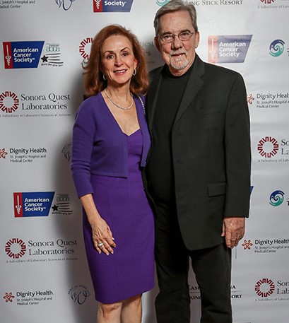 Charlie van Dyke with his beautiful wife, Dr. Ingrid Haas.