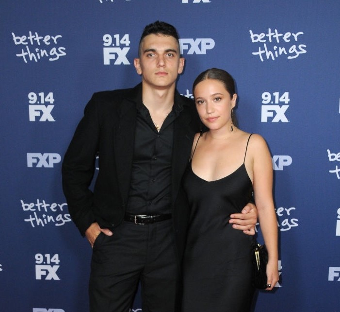 Gideon Adlon with her handsome boyfriend, Boris Stoimenov.