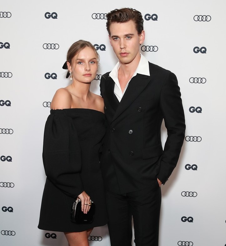 DeJounge with her co-actor, Austin Butler from Elvis Presley biopic. 