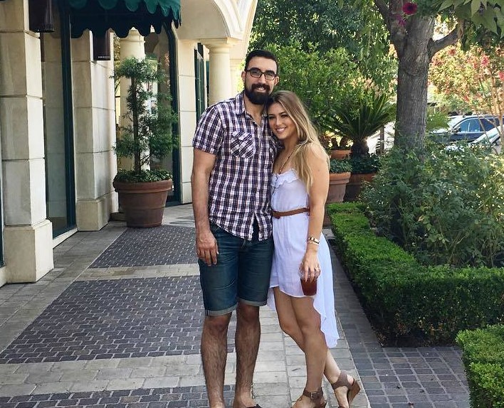 Taylor Tunes with her handsome husband, Russell Tunes.