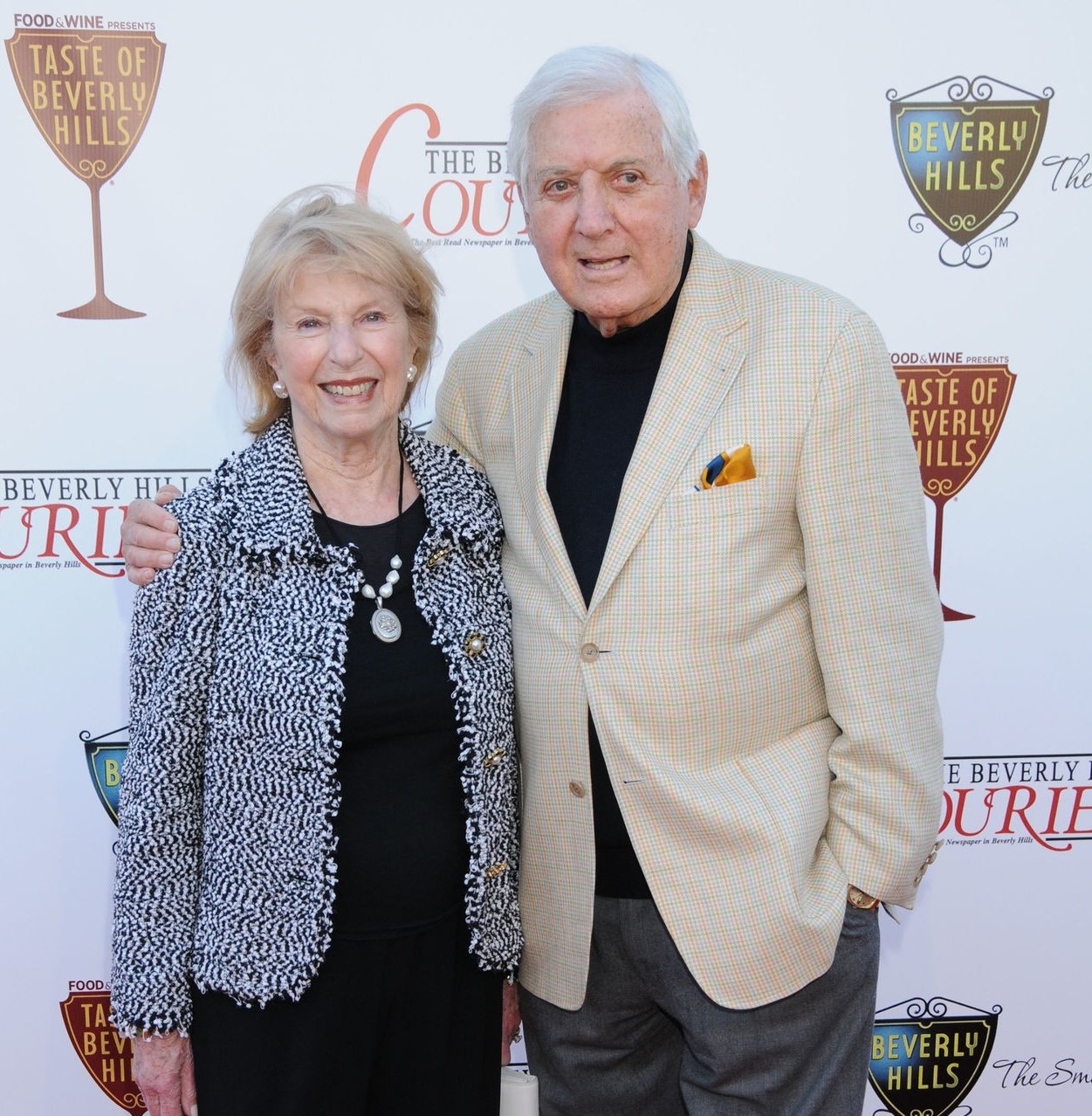 Monty with her wife, Marilyn, enjoying his happy married life just before they died.