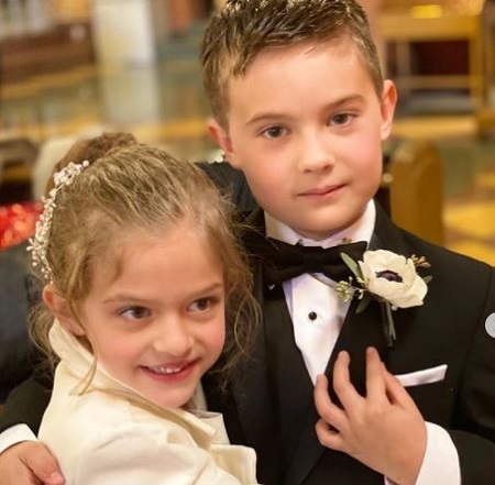 Elizabella Dylan Bugilari with her elder brother Milo Thomas Bugilari.