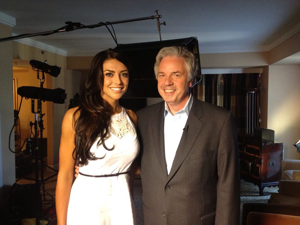 Connelly with her co-anchor from ABC 20/20.