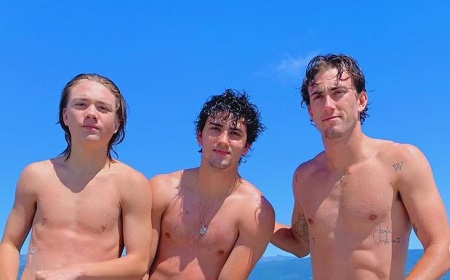 The actor Andrew Shue shared three sons Nathaniel, Aidan, and Wyatt Shue with his former wife Jennifer Hageney.