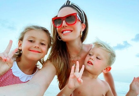 Harper Is In Trip With Her Mother, Elizabeth and a Brother, Ford at Palm Heights Grand Cayman