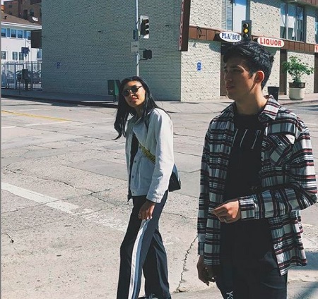 Sierra Pippen Posted The Hanging Out Picture at Los Angeles, California With Unnamed Guy On Her IG Wall