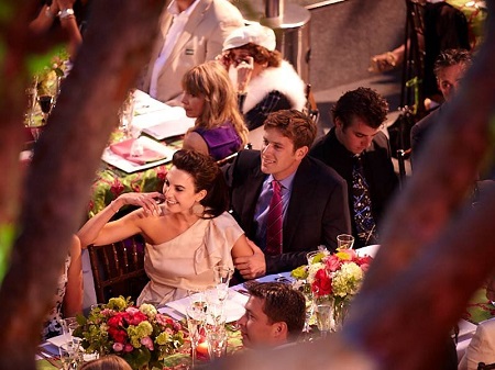 Armie Hammer and Elizabeth Chambers During Their Big Day