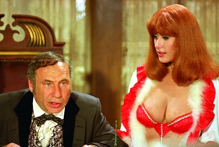 Robyn Hilton and Mel Brooks in Blazing Saddles (1974)