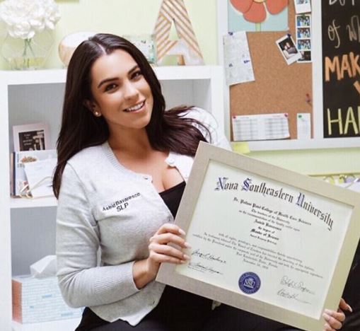 Astrid Bavaresco earned her Mater's degree in Speech-Language Pathology from Nova Southeastern University.