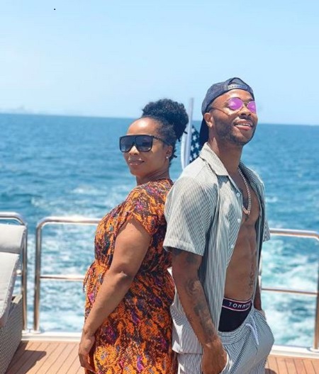 Nadine Sterling With Her Son, Raheem Sterling