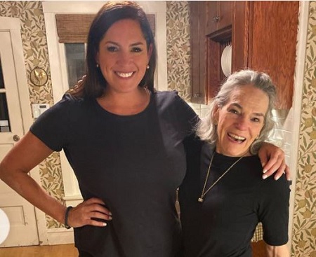 Sarah Spain with her mother Nancy Spain.