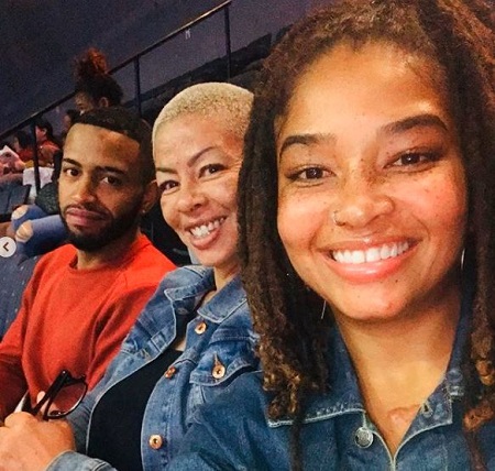 anita Strahan With Her Mother, Wanda Hutchins and a Younger Brother Michael Jr. Strahan