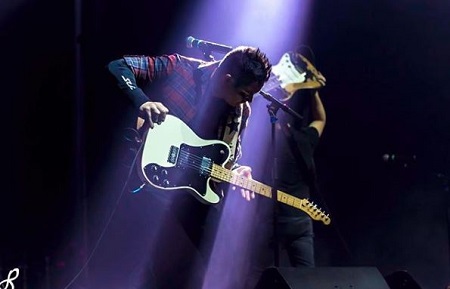 Johnny Yong Bosch's Performing With the Band Eyeshine