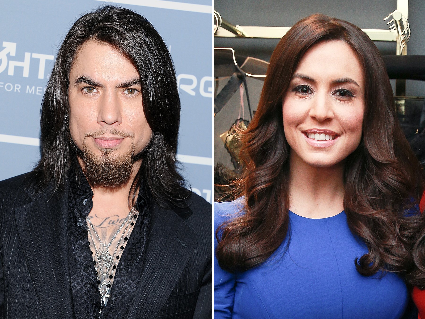 Andrea Tantaros with her boyfriend, Dave Navarro.