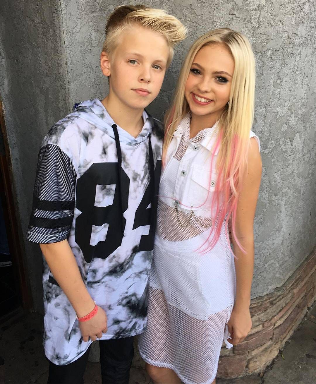 Carson with his rumor girlfriend, Jordyn Jones.
