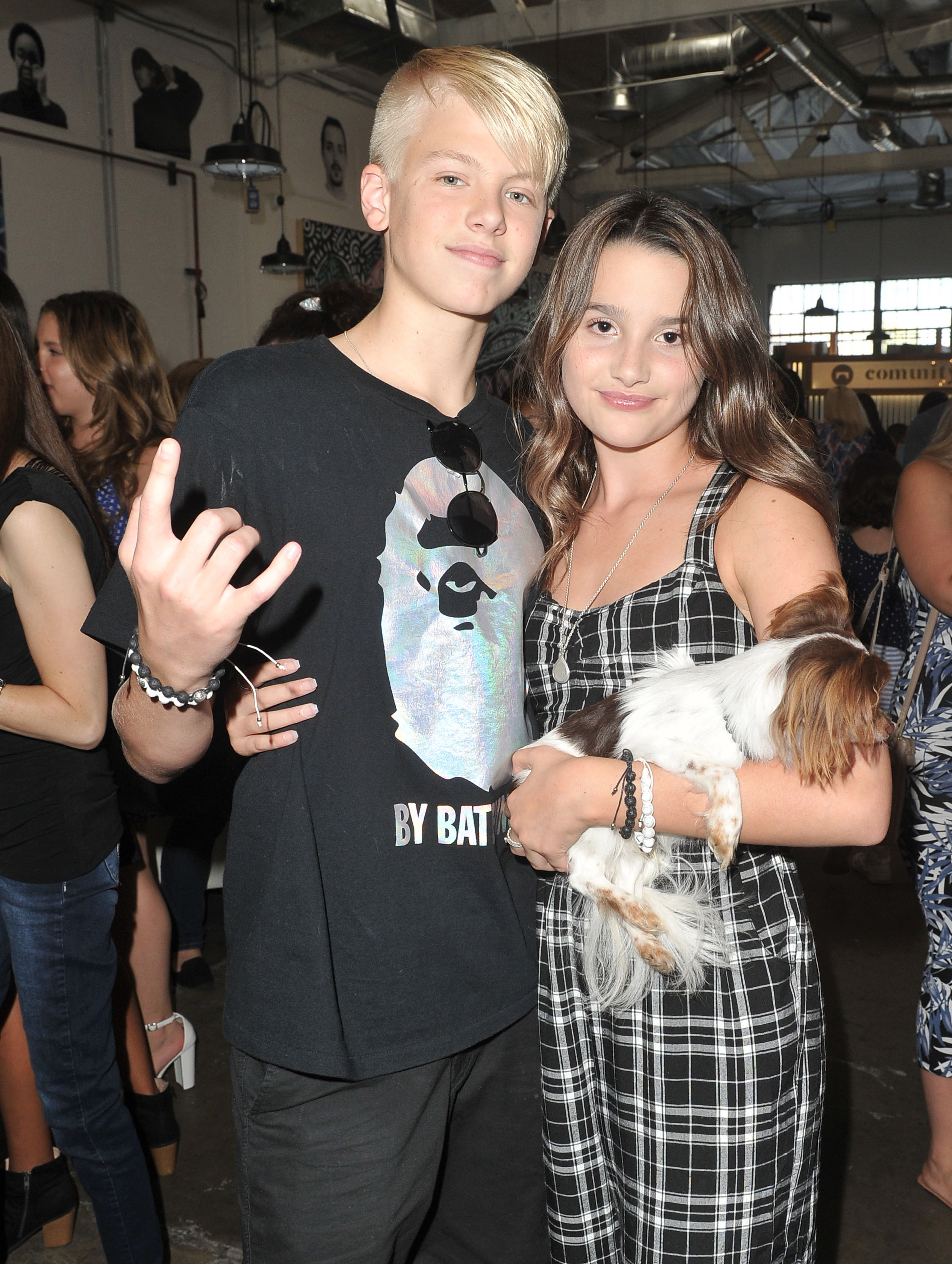 Carson Leuders with his rumored girlfriend, Annie LeBlanc.