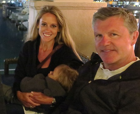  Nicole Curtis With Her Boyfriend Shane Maguire Along With Their Five Years Old Son, Harper Maguire