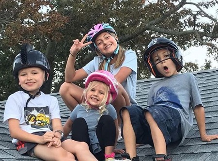 Suzette Snider and Dee Snider's four grandkids born via their eldest son Jesse and his wife Patty Snider.