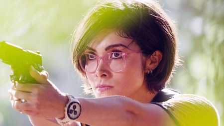 Daniella Pineda as Zia Rodriguez on Jurassic World: Fallen Kingdom 