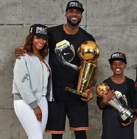 The arising basketball player Bryce Maximus James is the second kid of NBA star Lebron James and philanthropist Savannah Brinson.