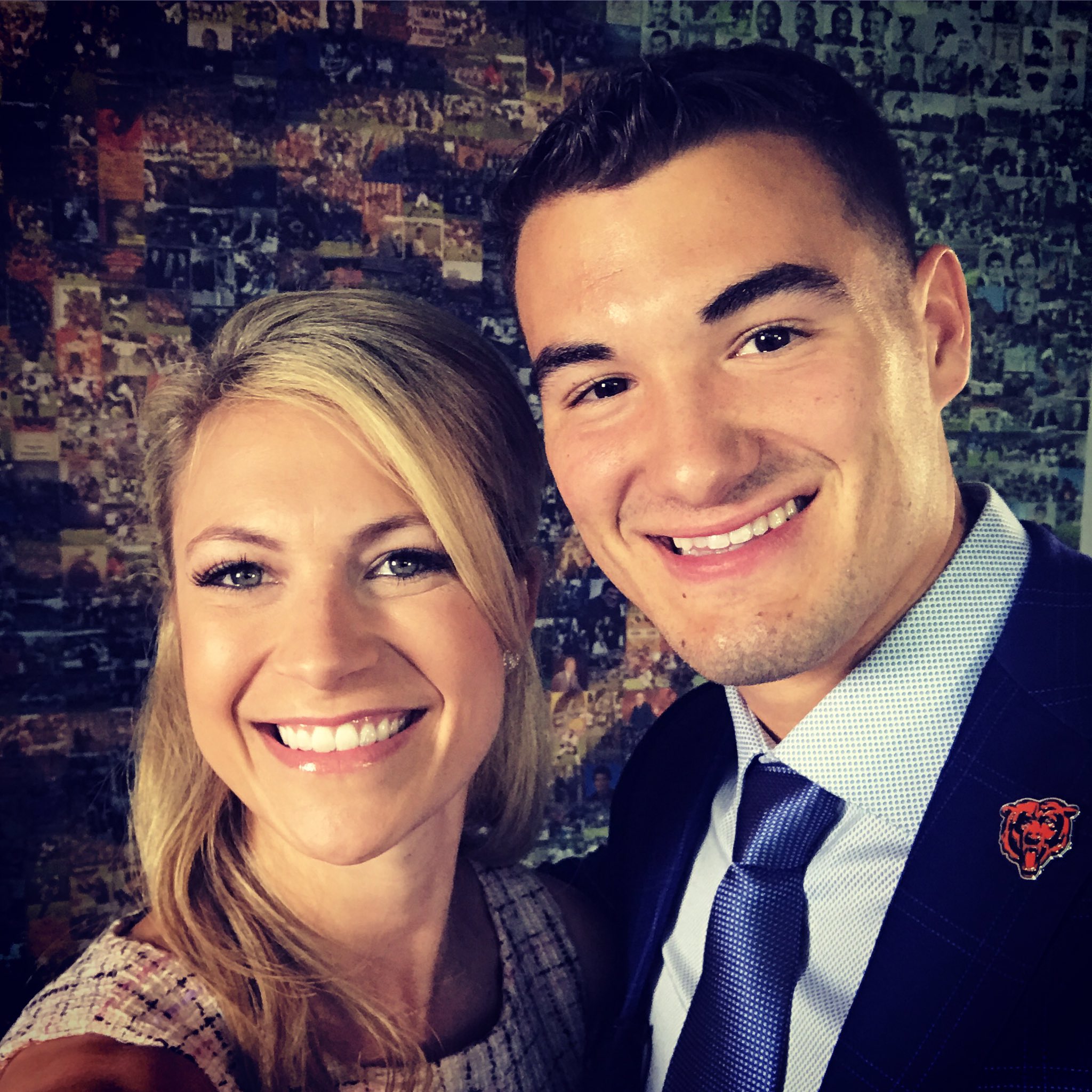 Lauren Magiera with her handsome husband, Stephen Canada.