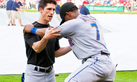 Jeff Cavaliere as a former New York Mets therapist.