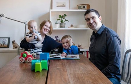 Chris and his wife, Amber share two sons.