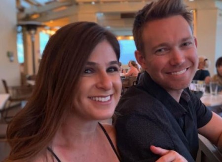 Dax with his wife, Denise.