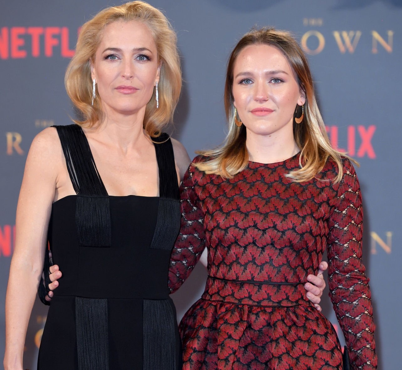 Clyde's ex-wife Gillian with their beautiful daughter, Piper Maru Klotz, an event show.