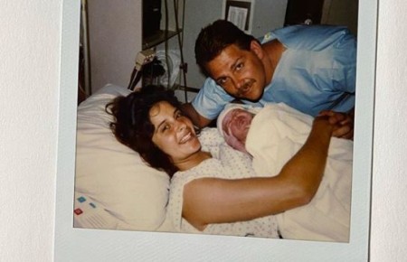 An early image when Bridgette was born.
