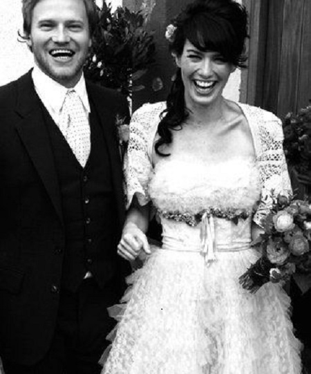 Actress Lena Headey and Her Groom, Peter Paul Loughran During Their Wedding Function
