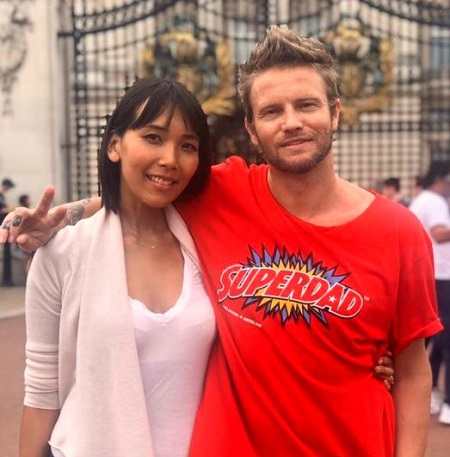 Peter Paul Loughran With His Five Years Of Japenese Girlfriend, Makaha Sugita