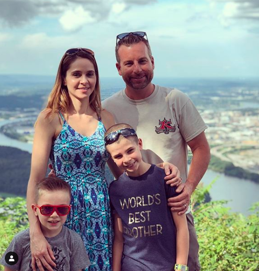 Lucas Congdon with his beautiful wife, Galen Congdon, and two sons. 