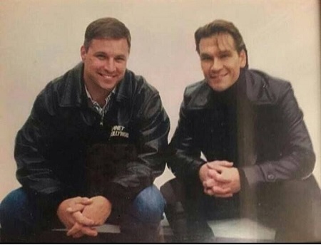 Sean Kyle Swayze and With His Older Brother, Patrick Swayze