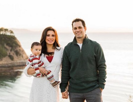 Leslie Lopez and Michael Boos with their nine-months olf baby boy, Nolan Boos.