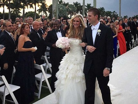 Lara Trump and Eric Trump On Their Lavish Palm Wedding on November 8, 2014