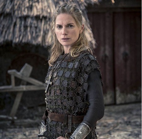 Eva Birthistle Portrays Hild in The Last Kingdom.