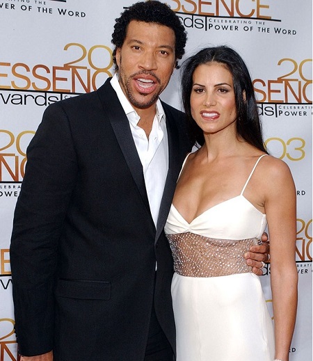 Lionel Richie Along With His Second Wife, Diane Alexander 