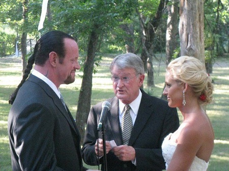 The Undertaker and Michelle McCool At Their Wedding Days
