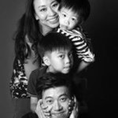 Brigette Lau and her kids.