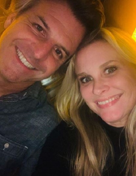 Bonnie Somerville With Her Fiance, Dave McClain.