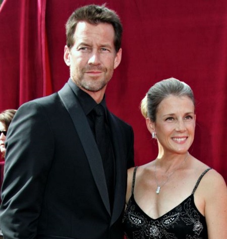 Picture: Erin O'Brien is the wife of an American actor, James Denton.