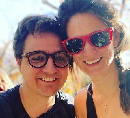 The American lawyer Kate A. Shaw is the wife of a TV presenter, political commentator, Chris Hayes.