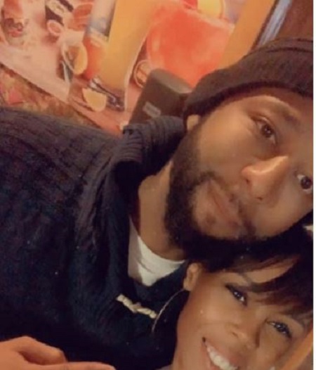 Brandon Smiley With His Baby's Mama, Brooke Antonette