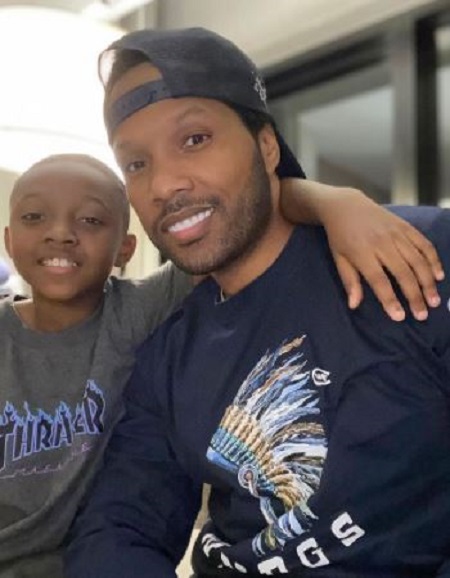 Mendeecees Harris With His Son, Aasim M Harris