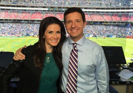 The journalist Jessica Layton and Andrew Catalon are in a marital relationship since July 17, 2010. 