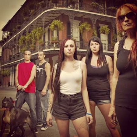 Tia Torres With Her Two Daughters and Adopted Twin Sons