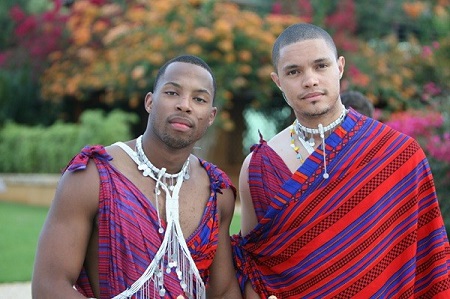 Isaac Shingange's Brothers, Andrew Shingange and Trevor Noah 