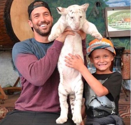 Jordan Cameron With His Son, Tristan Cameron