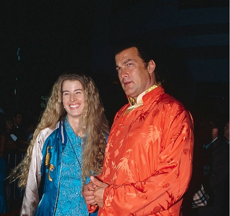 Steven Seagal and His Second Wife, Adrienne La Russa